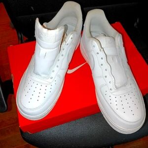 Nike Men's All-White Air Force 1 Sneakers